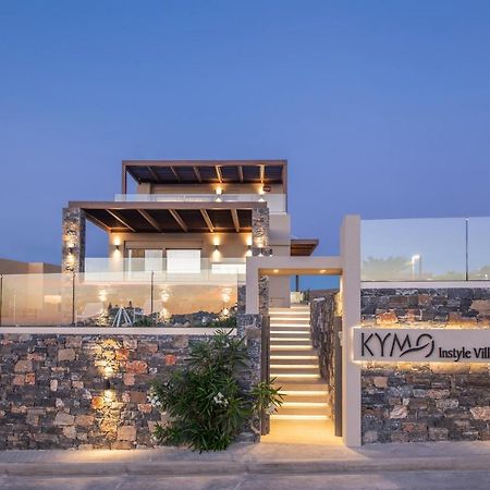 Kymo Instyle Villa - Sea View Private Pool Jacuzzi Kokkini Hani Bagian luar foto