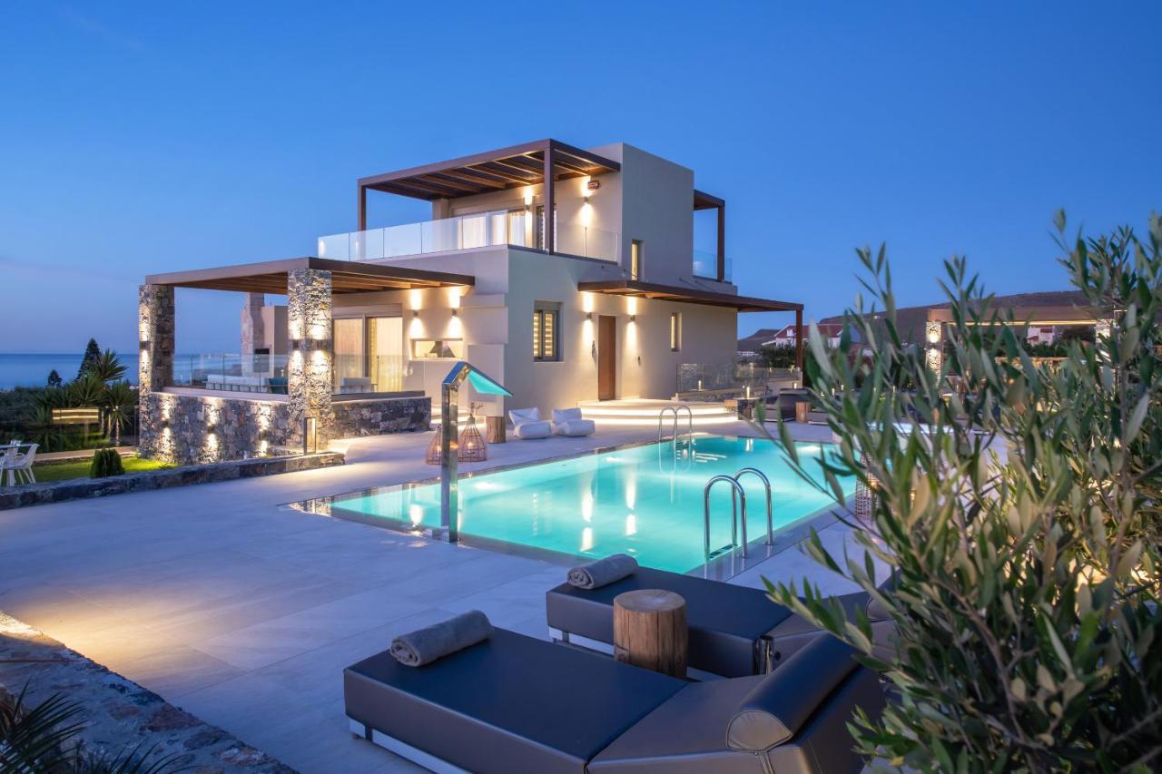 Kymo Instyle Villa - Sea View Private Pool Jacuzzi Kokkini Hani Bagian luar foto