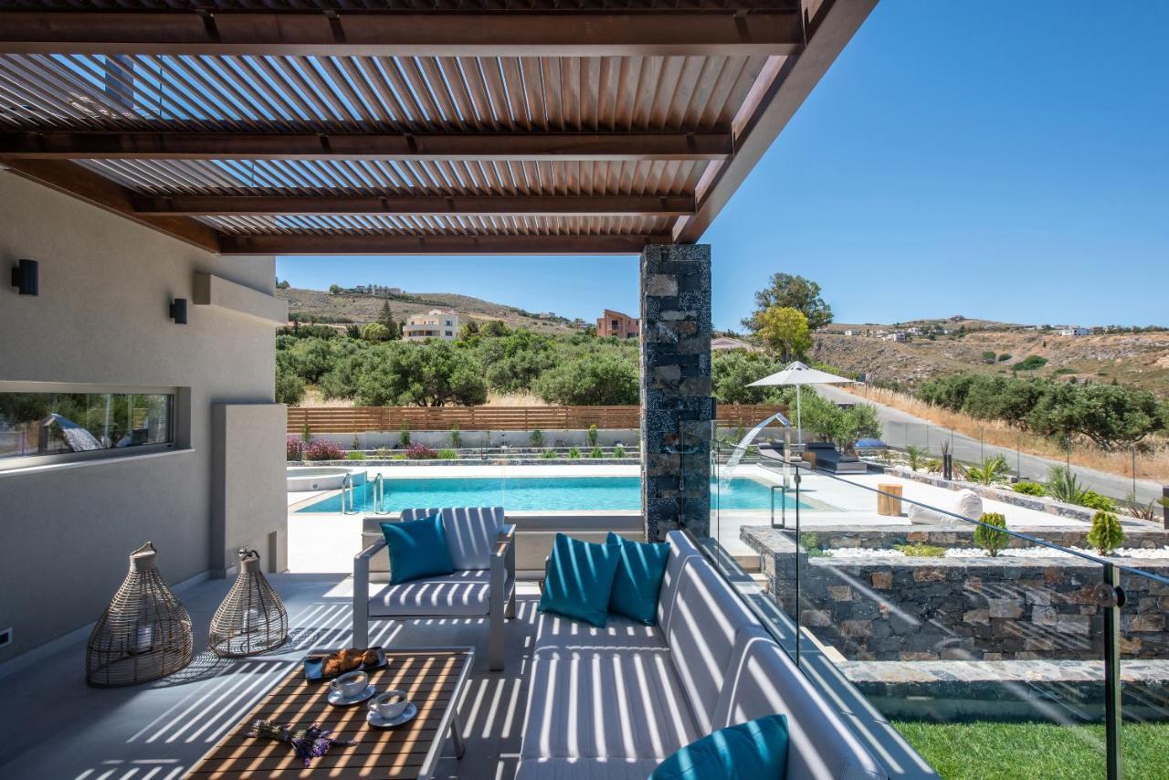 Kymo Instyle Villa - Sea View Private Pool Jacuzzi Kokkini Hani Bagian luar foto