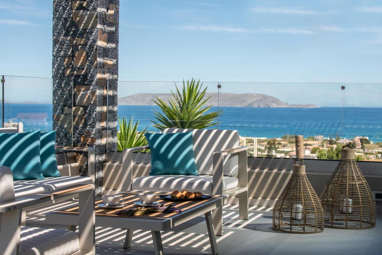 Kymo Instyle Villa - Sea View Private Pool Jacuzzi Kokkini Hani Bagian luar foto