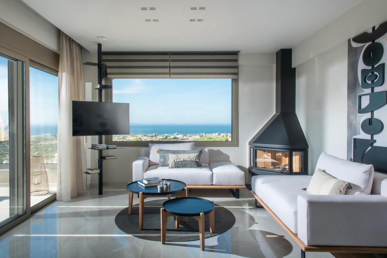 Kymo Instyle Villa - Sea View Private Pool Jacuzzi Kokkini Hani Bagian luar foto