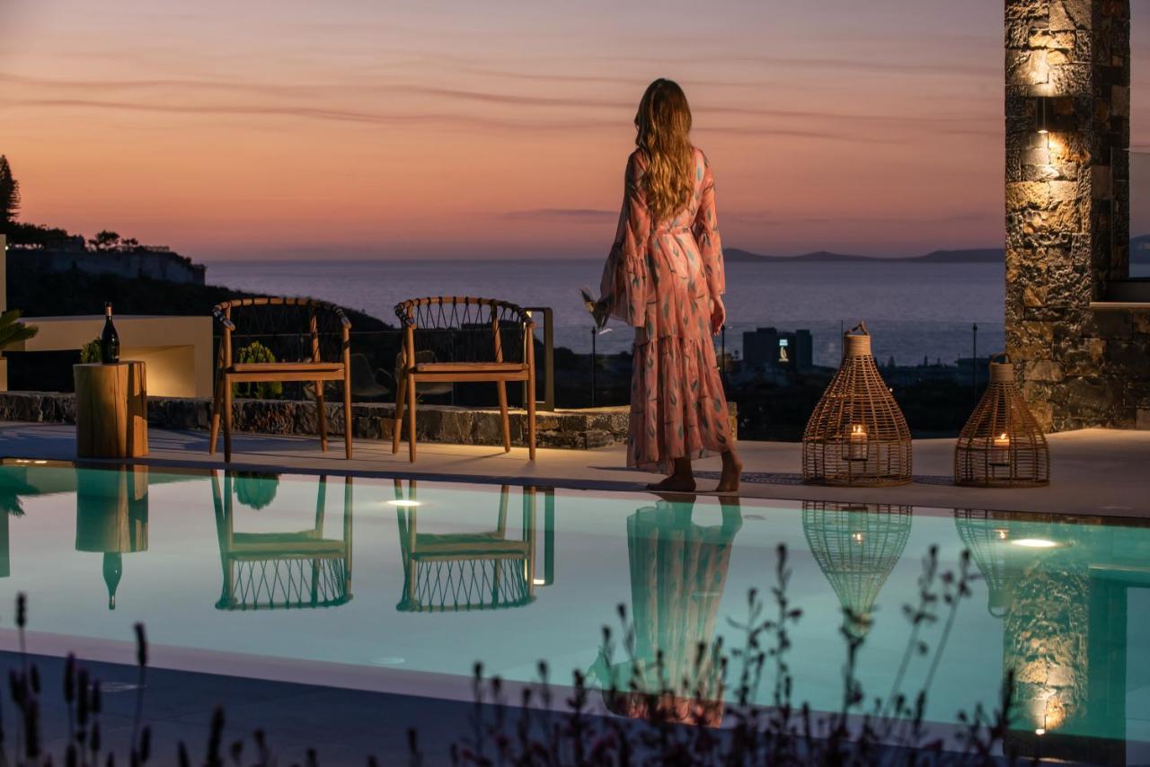 Kymo Instyle Villa - Sea View Private Pool Jacuzzi Kokkini Hani Bagian luar foto